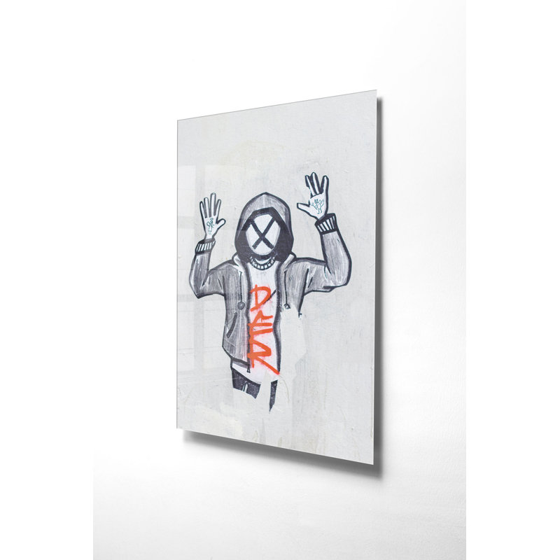 Stunning Banksy Tempered Glass Painting, 27.6 x 39.4 inches | 100% Tempered Glass, Thickness: 0.16 inches | Elegant Wall Art for Home Decor | Unique Contemporary Design, Perfect for Living Room & Office Spaces