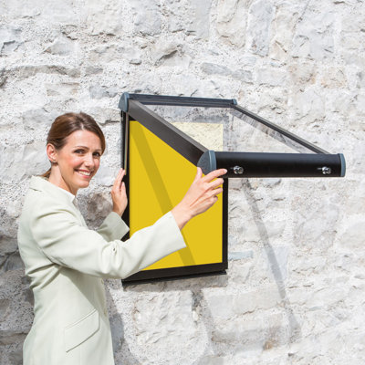 Exterior Wall Mounted Bulletin Board