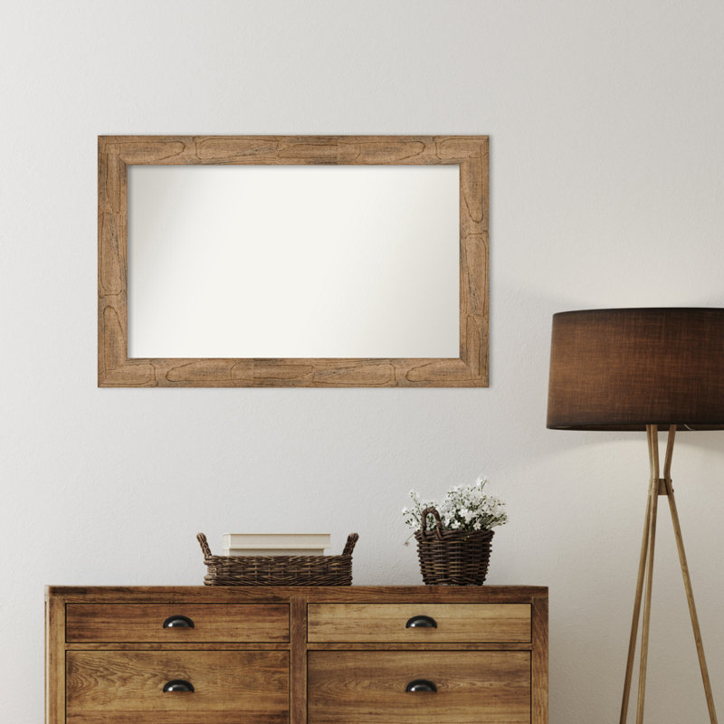 Timmy Solid Wood Wall Mirror, 25.5" x 39.5", Rectangle