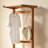 Solid Wood Rolling Hall Tree Coat Rack-997344280