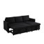Canapé-lit modulaire en L avec causeuse et méridienne avec rangement-821569691