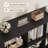 76.1''H 6-Tier Standard Bookcase, Cube Bookcase-2084150546