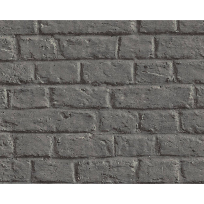 Rouleau de papier peint L 33 pi x l 21 po, Gris foncé