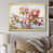 Impression dorée sur toile encadrée