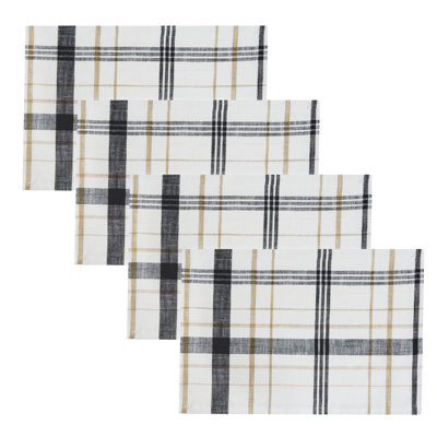  Ensemble de 4 napperons écossais Slade