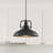 Black Pendant Light 12.5 inches 3 Packs, Farmhouse Pendant Light, Industrial Pendant Lighting, Kitchen Pendant Lights, Pendant Lights Kitchen Island for Dinning Room Entryway Barn-119564799