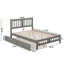 Lit plateforme en bois massif Anakin avec lit gigogne assorti-63783813-63783811