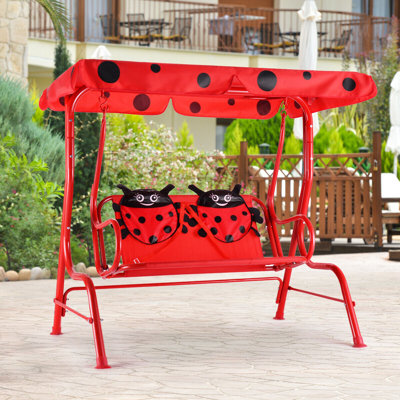2 - Person Metal Hanging Porch Swing