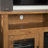 Kohn 58" 2-Door Media Console with Electric Fireplace-1367721247