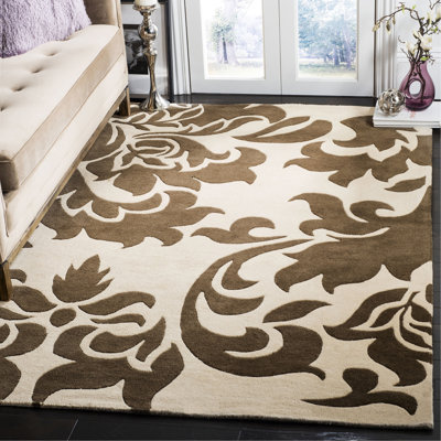 Barcelona Martha Stewart Hand Tufted Wool Floral Rug