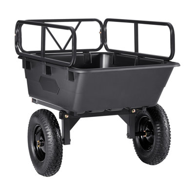 10 pieds cubes Pi. Chariot de remorquage de jardin 500 lb