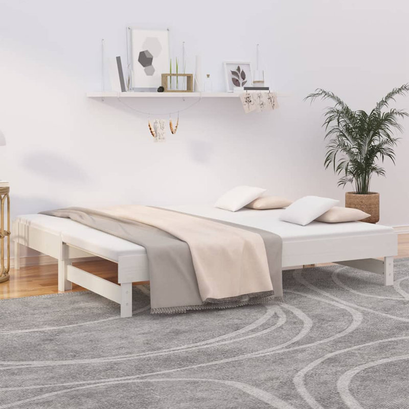 Solid Wood Daybed, Small Single (2'6), White
