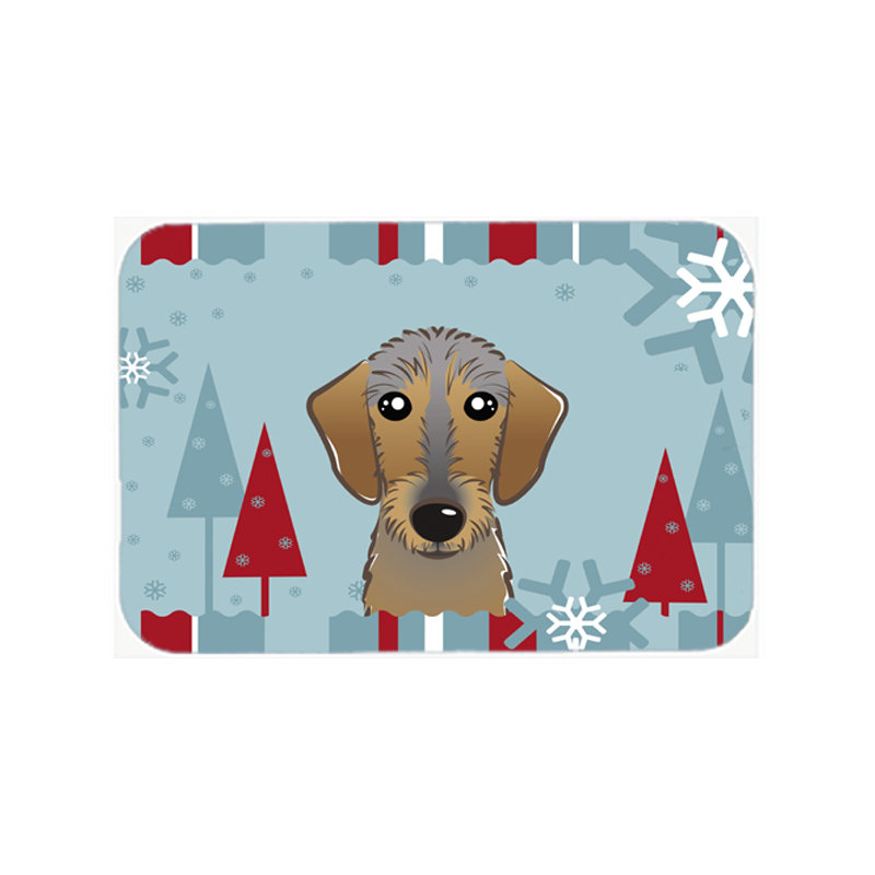 Tatig Wirehaired Dachshund Glass Cutting Board