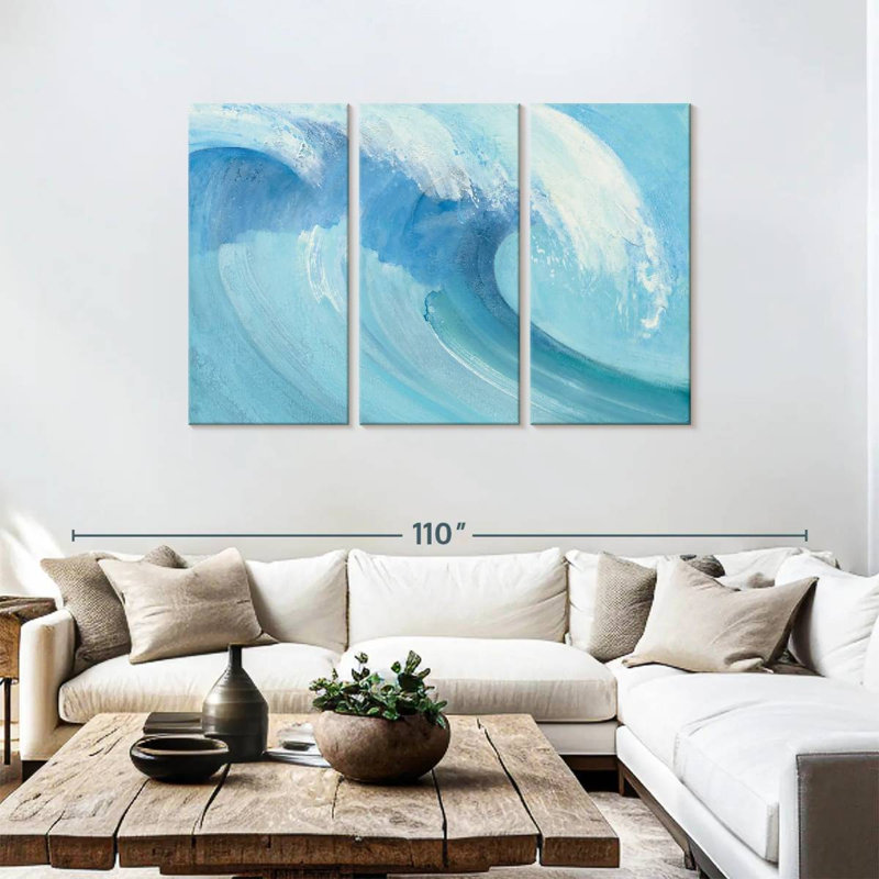 Senne Catch A Wave, 48" H x 74" W