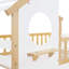 Lit superposé, lit maison, rangement et garde-corps d'escalier