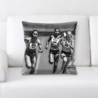 Macie Race Throw Pillow