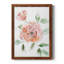 Rose Contour - Peinture sur toile encadrée-614563134-614563129