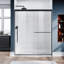 Porte de douche coulissante 57,5 "l 60" x H 72 "semi-sans cadre-62295899