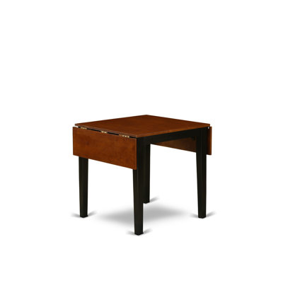 Maery Drop Leaf Rubberwood Solid Wood Dining Set