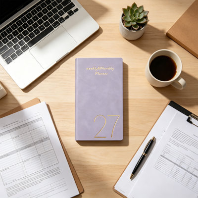Cahiers en papier 2027 English Planner