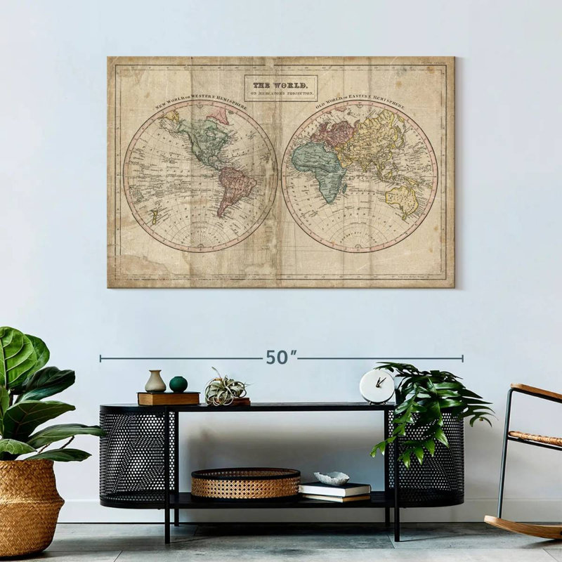 Aliaz Old World Eastern Western, H 32 po x l 48 po
