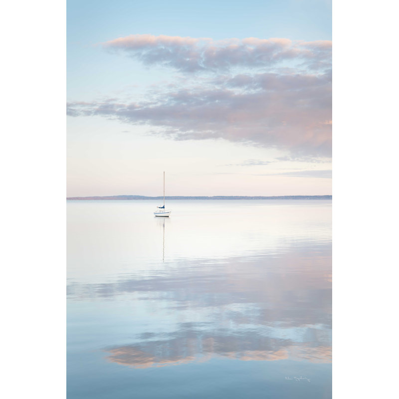 Voilier à Bellingham Bay II, H 12 po x l 12 po x P 1,25 po