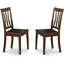 Ensemble de table de salle à manger 5 pièces moderne comprenant une table rectangulaire en bois avec feuille papillon et 4 chaises de cuisine en similicuir, cappuccino-49668260-131243335-131243336