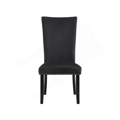 CHAISES NOIR JHOANNA (ENSEMBLE DE 2)