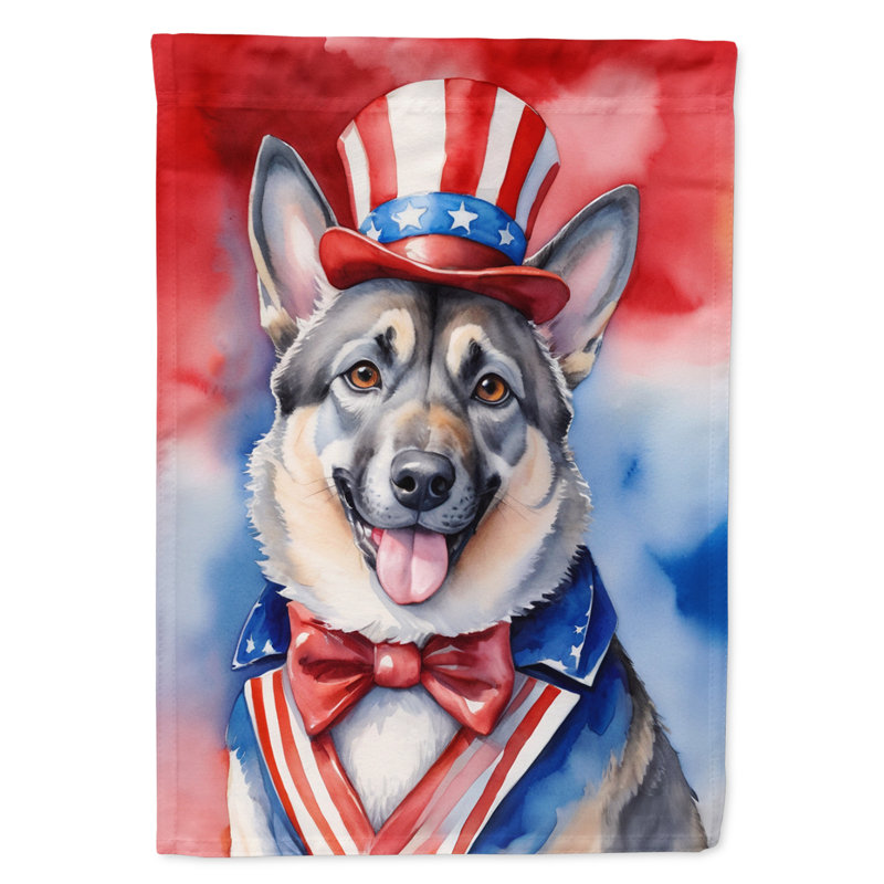 Drapeau patriotique du jardin américain, Elkhound norvégien