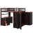 Full Loft Bed With Drawers,Desk And Wardrobe-16928020
