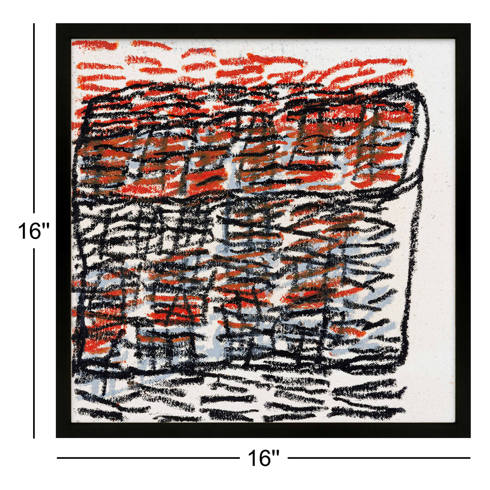 Favorite Season by Stephanie Dennis, Black, 16" H x 16" W  x 1.25" D