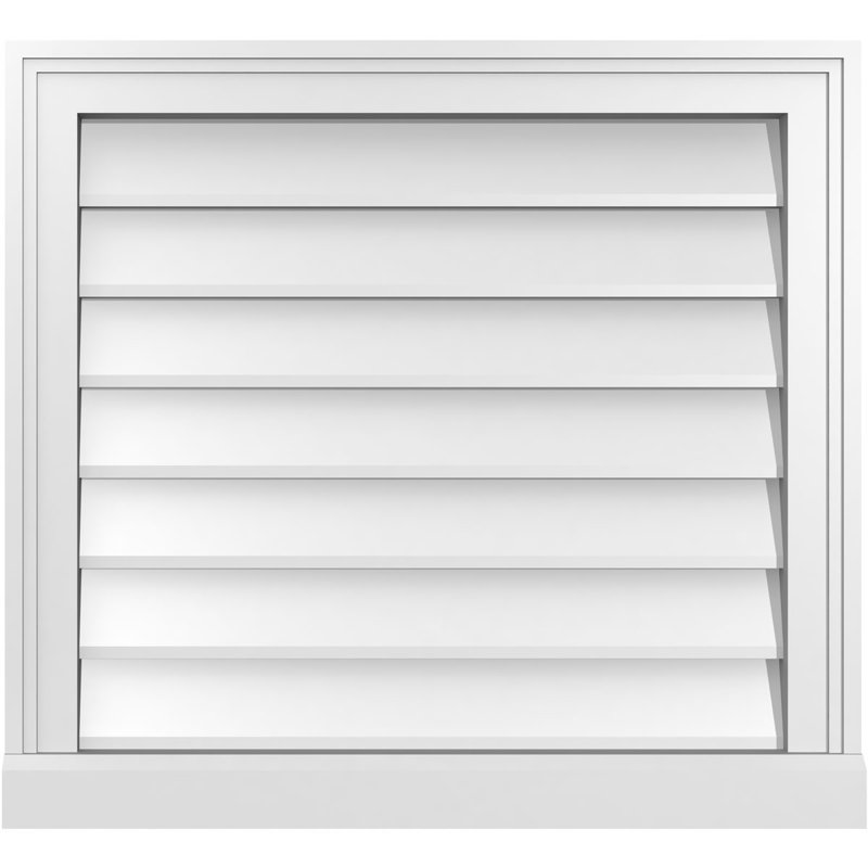Cadre de seuil Brickmould, brun clair apprêté, H 22 po x l 24 po x P 2 po