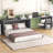 Queen Size Murphy Bed With Rotable Desk-1817390834