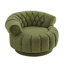 Fauteuil d'appoint pivotant à 360 ° pour salon et chambre à coucher, vert, confortable et élégant-134654546