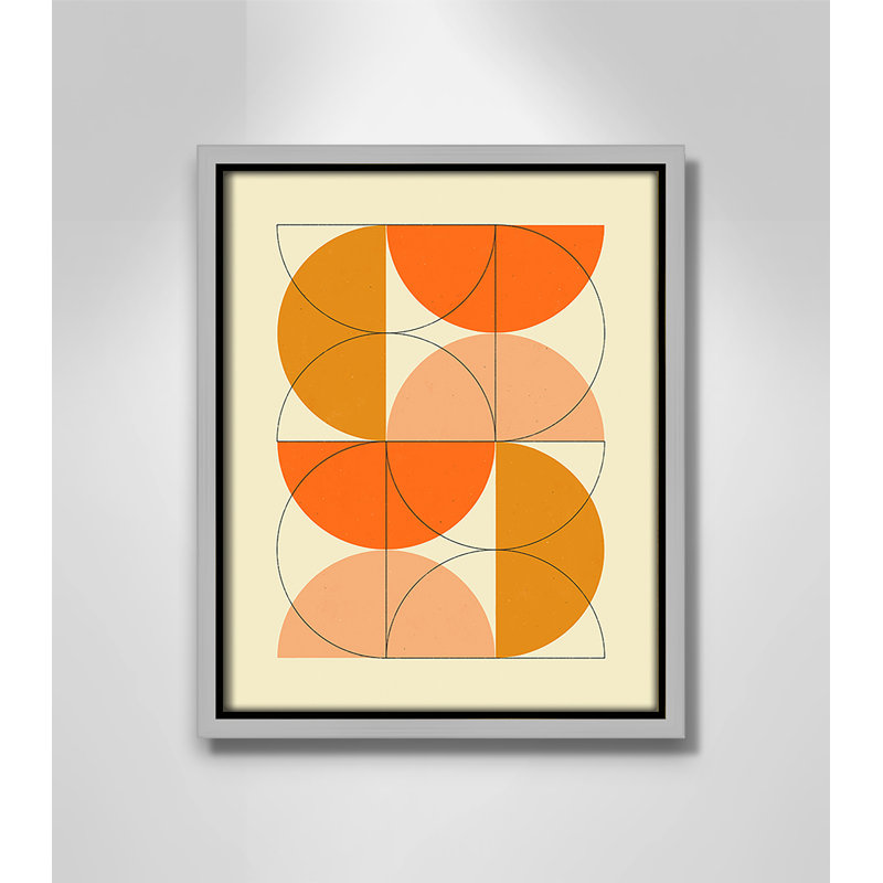 «Imaginaire 2» par Blue, Framed Canvas, Flottant argent, L 9,5 po x H 11,5 po