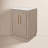 Kamila 24'' Single Bathroom Vanity with Marble Top-530742354
