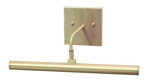 Barto Dimmable LED Wall Mounted Picture Light, Satin Brass, 4.75" H x 14" W x 7" D