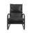 Mid Century Accent Genuine Leahter Lounge Chair-1324249