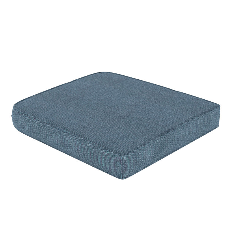 Coussin de chaise de salle à manger d'extérieur Ashtabula Sunbrella®, Spectre denim Sunbrella®, L 20 po x P 18 po
