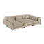 Canapé modulaire 6 pièces avec repose-pieds Hanna-1779508589