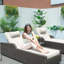 Chaise longue inclinable avec coussin Elia-17063382