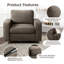 Fauteuil pivotant rembourré de 36,2 po de largeur-546673098