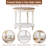 GrimOrie 23.6" Retro Round End Table