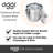 Oggi Barware Stainless Steel Champagne Ice Bucket