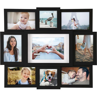 nternational Designs 9-Opening Collage Picture Frame