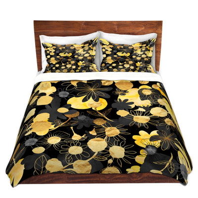 Ensemble de housse de couette night fleuris