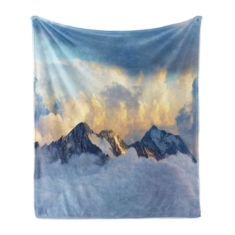 Hand Woven Throw Blanket, 60" W x 80" L