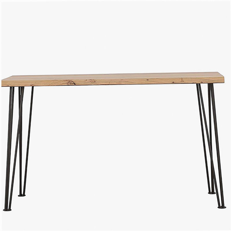 Natural and Sofa Table with Leg