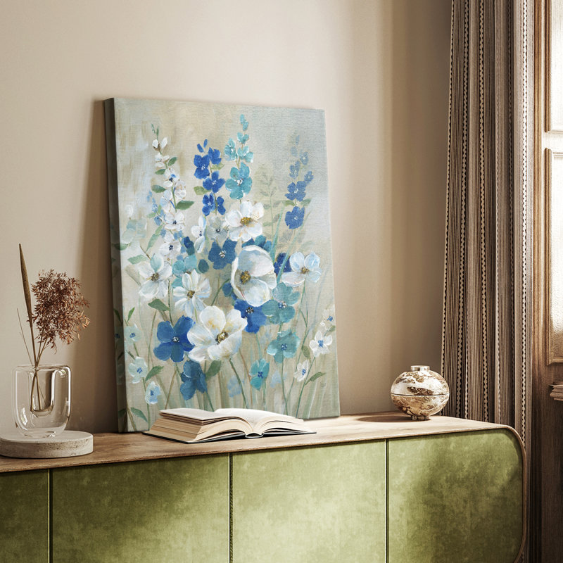 Blue Garden I - Gallery Cavas, H 18 po x l 12 po