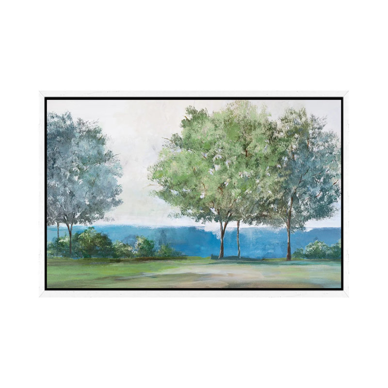 Calming View by Isabelle Z - Painting on Canvas, White Framed, 101.6 cm H x 66.04 cm W